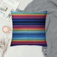 thumbnail image 2 of Nawypu  Mexican Colorful Accent Throw Pillow Covers Stripes Pattern Party Cinco De Mayo Ethnic Mexican Decorative Oblong Rectangle Throw Pillow Cases for Sofa Bed Couch, 2 of 5