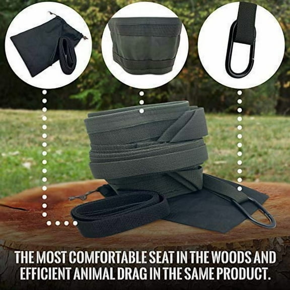 Sit Drag Special Compact Portable HUNTING TREE SEAT Stand Sling Drag
