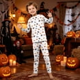 thumbnail image 4 of Halloween Family Matching Pajamas Set, Fall Sleepwear, Ghost & Pumpkin Printed Holiday Sleepwear, Soft Loungewear PJs Outfit, 4 of 5