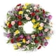 thumbnail image 2 of Corona primaveral con hojas y flores artificiales para la puerta principal | Corona floral de follaje artificial para la puerta, ideal para decoración de interiores y exteriores, 2 of 8
