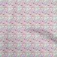 thumbnail image 1 of oneOone Tissu Popeline de Coton Rose Fuchsia Matériel de Robe Florale Tissu Imprimé Tissu au Mètre 42 Pouces de Large, 1 of 5