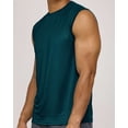 thumbnail image 2 of Real Essentials 5 Pack: Men's Breeze Tech Tank Tops Sleeveless Shirts Workout Muscle Athletic Running (Big & Tall Available), 2 of 5