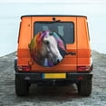 thumbnail image 6 of Rateoe Colorful Haired White Horse Pattern Tire Cover Wheel Protectors Weatherproof Wheel Covers Universal Fit for Trailer Rv SUV Truck Camper Travel Trailers Accessories-17 inch, 6 of 6