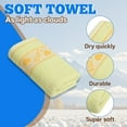 thumbnail image 3 of AUQ Wash Gags for Body,Soft Cotton Loop Structure Wash Cloths for Body,Even Stitch Distribution Face Cloths,Yellow,29.53*13.78*0.39in, 3 of 7