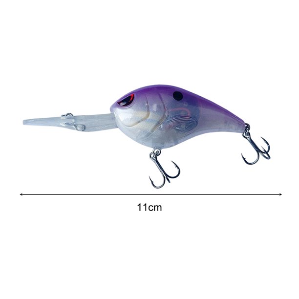 Señuelos De Pesca Señuelos de pesca con luz LED Sharp Fishing Wobbler Accesorios para exteriores (púrpura) Ndcxsfigh Para Estrenar