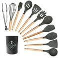 thumbnail image 1 of Kitchen Utensil Set, Silicone Utensil Set 12 Pieces with Holder Heat Resistant Silicone Kitchen Utensil Set, 1 of 5