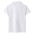 thumbnail image 6 of Gaexia Girls Athletic Solid Color Tee Breathable Workout Top For Play Comfortable Casual Shirt (White,9-10 Years), 6 of 7