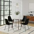 thumbnail image 3 of Pemberly Row Modern Vegan Leather Side Chairs (Set of 2) in Black, 3 of 7