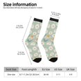 thumbnail image 2 of Rocae Daisies Flowers for Adult Socks Casual Athletic Stretchy Loose Socks for Women Men Non-Slip Middle Tube Socks, 2 of 6