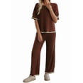 thumbnail image 2 of Pantalón de Punto de Corta, Traje Marrón Talla S, 2 of 7