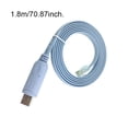 thumbnail image 3 of Router Rollover Console Cable USB 1.8M Network Connecting Cable for Cisco H3C Router Rollover, 3 of 10