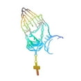 thumbnail image 1 of Clerance! Green 32x20cm Personalized Rosary Gesture Car Sticker Car Sticker Car Sticker Can Come To Pi, 1 of 5