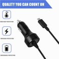 thumbnail image 2 of FITE ON Compatible Car Charger Cable Cord Replacement for TCL Palm Phone 2018 LTE PVG100 (Pepito) Type-C USB-C Power Supply Cord PSU, 2 of 5