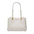 thumbnail image 4 of Michael Kors Womens Teagan Large Logo Shoulder Bag 35S0GXZS7B-Pwdbl (Powder Blush Multi), 4 of 4