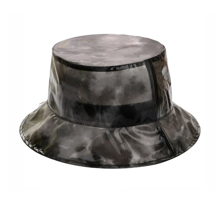 Black pvc bucket hat new arrivals