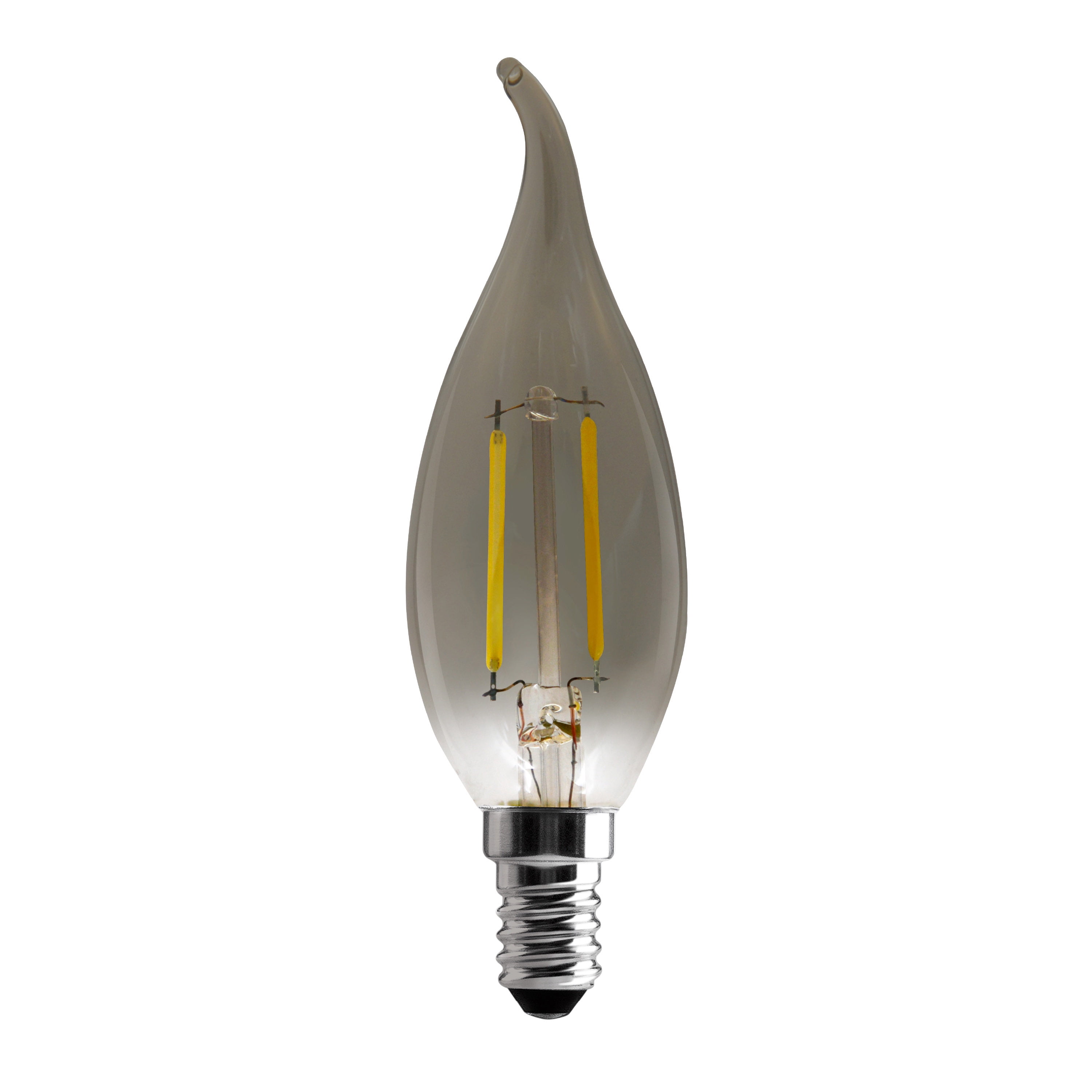Better Homes & Gardens B10 Vintage smokey LED Light Bulb, 25W Eqv, Dim, E12, Daylight - 8 Pk