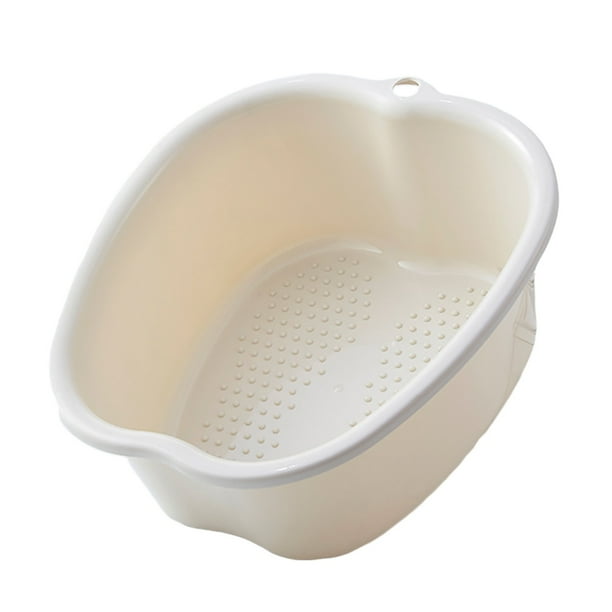 Lavabo para pies de plástico con puntos de masaje para spa/pedicura/relajación en casa