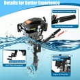 thumbnail image 2 of Cuore 6HP 4 Stroke Outboard Boat Motor with Air Cooling System, 2 of 19