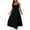 Black, variant on Lmnyox Women's Sleeveless Maxi Dress Summer Loose Spaghetti Strap Long Dress Casual Flowy Cocktail Dress