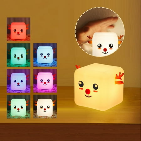 

LED Night Light Cute Deer Patting Light At The Bedside Bedroom Light