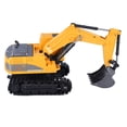 thumbnail image 3 of Excavadora de juguete con control remoto RC, aleación de metal, electrónica, multifunción, grúa, camión de ingeniería, camión volquete, 3 of 15