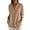 Khaki, variant on SAWOBUUN Womens Button Down Shirts Long Sleeve Striped Dress Shirt Collared Office Work Blouses Tops