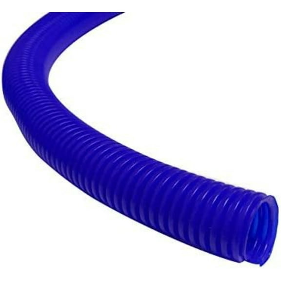 Kable Kontrol Convoluted Split Wire Loom Tubing - 1" Inside Diameter - 10' Length - Blue