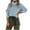 Sky Blue, variant on Turtleneck Sweater Women Oversized Cowl Neck Sweater Cable Knit Long Sleeve Pullover Tops Orange M