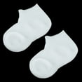 thumbnail image 5 of Unique Bargains 1 Pair Moisturizing Gel Socks Cracked Foot Care Protector Ankle Silicone Socks M Size White, 5 of 6