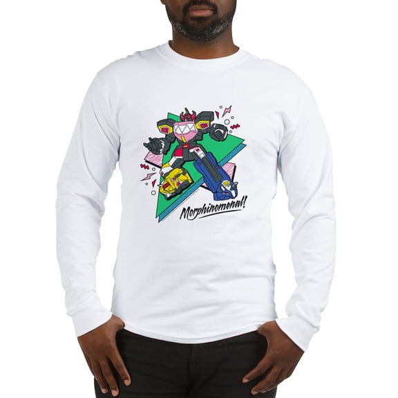 CafePress - Power Rangers Morphinome Men's Long Sleeve T Shirt - Unisex Cotton Long Sleeve T-Shirt