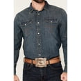 thumbnail image 3 of Cody James Men's Medium Wash Denim Long Sleeve Pearl Snap Western Shirt - CJHO24W98-MDW, 3 of 4