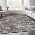 thumbnail image 5 of Dalyn Rugs Machine Washable Indoor/Outdoor Chantille Brown 2'6" x 3'10" Rug, 5 of 9