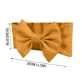 thumbnail image 2 of Mouliraty Chair Sashes Bows, Buckle-free Elastic Chair Back Flower Cover Bow Knot Back Decoration Thickened Chair Cover Elastic Bow Knot, for Wedding Party Banquet Decoration, Gold, 2 of 5