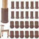 thumbnail image 1 of 24 Uds. Calcetines para sillas, calcetines para muebles, fundas de calcetines elásticas antideslizantes para patas de sillas, almohadillas tejidas para muebles para circunferencia, 1 of 5