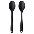 thumbnail image 1 of Cuchara de silicona para revolver, utensilios de cocina antiadherentes, cuchara de silicona para cocina, 2 uds., 1 of 6