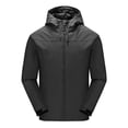thumbnail image 1 of LOVZFMLL Jackets for Men Fall Thin Coat Windproof Single-Layer Casual Long Sleeved Solid Color Hooded Top, 1 of 9