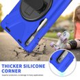 thumbnail image 7 of XYX Case for Lenovo Tab P11 Pro (2nd Gen) 2022 11.2 inch TB-138FC/TB-132FU with 360 Degree Rotating, Hand Strap, Shoulder Strap, Blue, 7 of 7