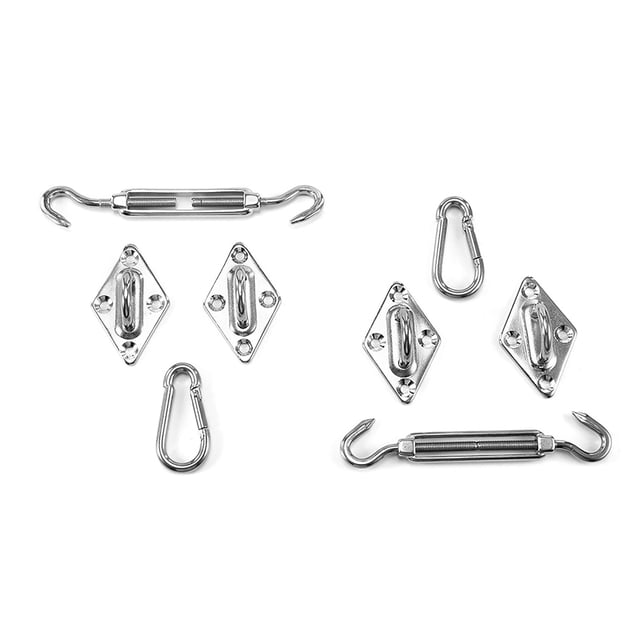 Accesorios De Fijación De Toldo De Vela Solar De Acero Inoxidable, Kit De Accesorios De Seguridad 8 Uds. sonducket HA023150-00