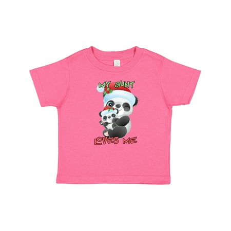 

Inktastic My Aunt Loves Me Panda Christmas Gift Baby Boy or Baby Girl T-Shirt