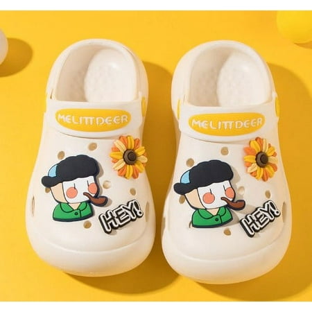 Toddler Kids Mules Boys Girls Cute Garden Water Clogs Sandals Slip On Shoes Slipper Slides Lightweight Outdoor Summer Children Beach Pool Shoes for Baby Little Kids Multi