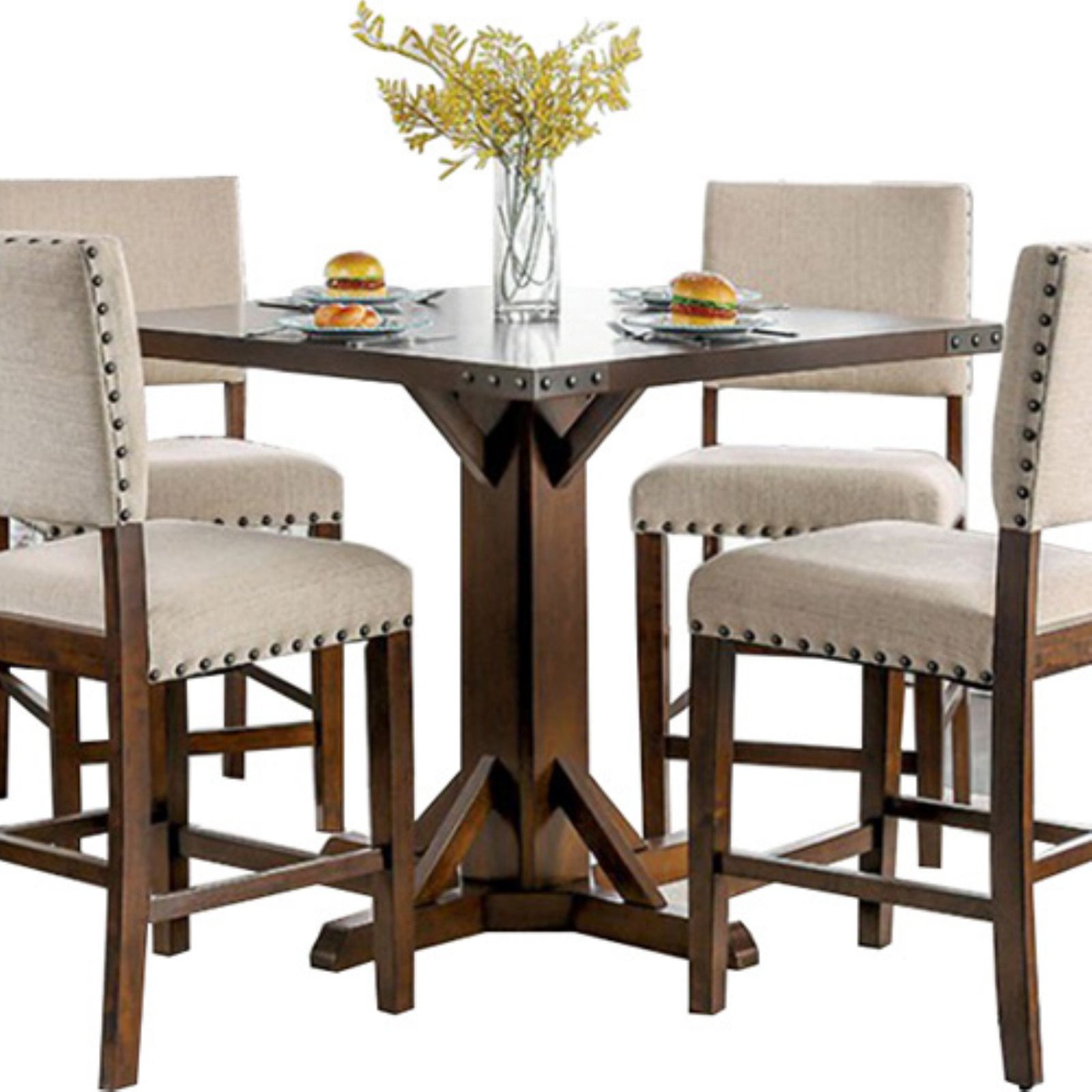 Glenbrook Brown Cherry Counter Height Dining Table