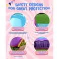 thumbnail image 4 of Inflatable Bounce House for Kids, Princess Bounce Castle, Little Girls Bouncy Jumper with Blower, Indoor/Outdoor Pink Bouncer House with Double Sewn Beams, 4 of 7