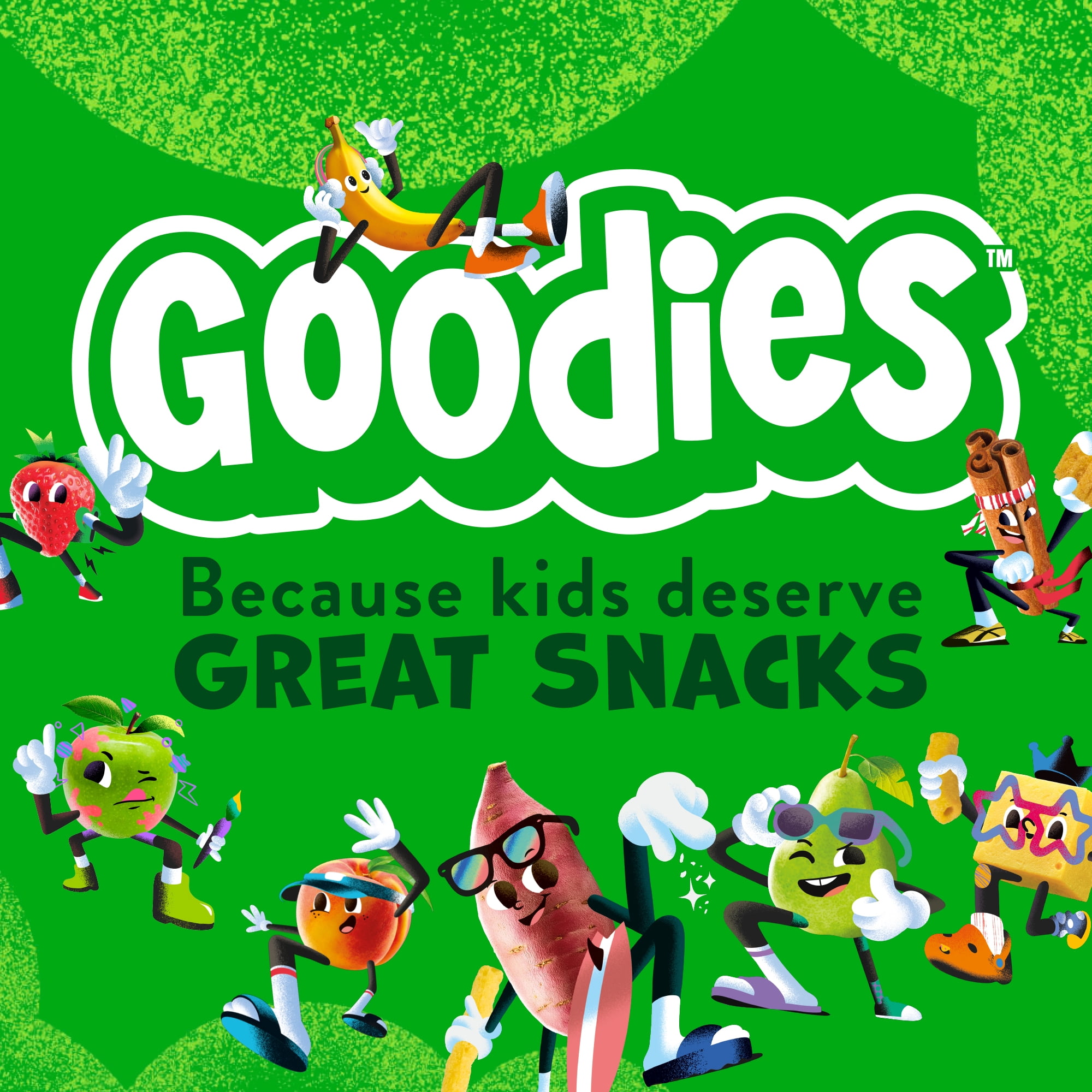 Goodies Strawberry Fruit Filled Bars, Whole Grain Gluten Free Snack for Kids 4+ Years, Nut Free, Source of Fibre, 18g Bar (5 Pack), 90g
