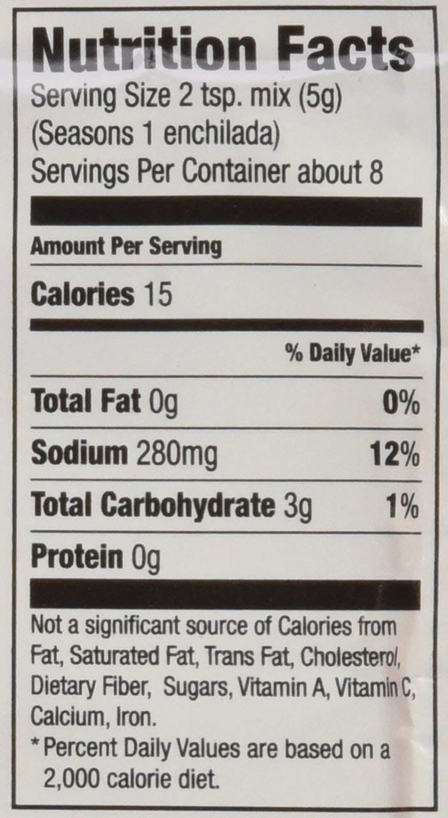 (12 pack) McCormick Enchilada Sauce Mix, 1.5 oz Packet