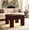 Walnut, variant on Homieasy Square Coffee Table with Charging Station and LED Lights, Black