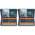 thumbnail image 1 of Lápices de colores para pintar, juego de lápices de colores de 12 piezas Lápices de colores Lápices artísticos creados magistralmente, 1 of 12