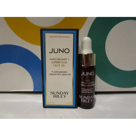 SUNDAY RILEY ~ JUNO ANTIOXIDANT + SUPERFOOD FACE OIL ~ 0.17 OZ