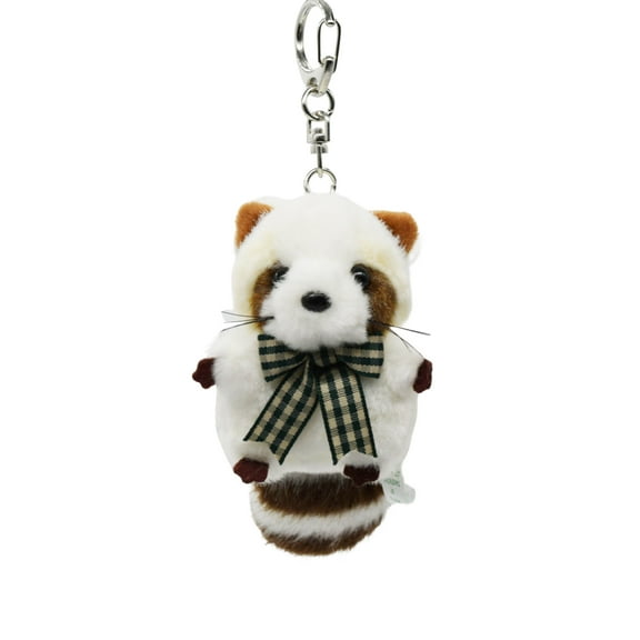 Cute Plush Mini Raccoon Stuffed Animal Soft Keychain for Kids Bag, Purse, Backpack, Handbag