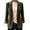 *Army Green, variant on Women's Notched Lapel Open Front Corduroy Blazer with Pockets,Casual Loose Vintage Suit Jacket Black,Women's Plus S