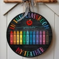 thumbnail image 5 of Front Door Hanging,Teacher Door Sign Classroom Door Sign Teacher Gifts Teacher Appreciation Gifts Teacher Door Hanger Custom Classroom Decor Classroom Decor Graduation Presents To Teachers 11.8in, 5 of 9